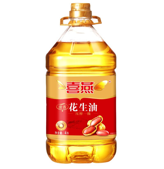 【新品】喜燕浓香花生油4L装