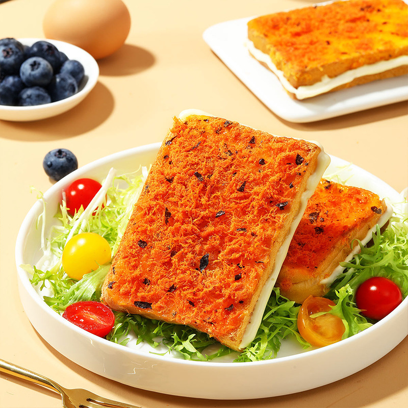 味滋源海苔肉松味吐司面包芝士味早餐蛋糕夹心健康零食小吃休闲食品点心 300g/箱 1箱装 京东折扣/优惠券