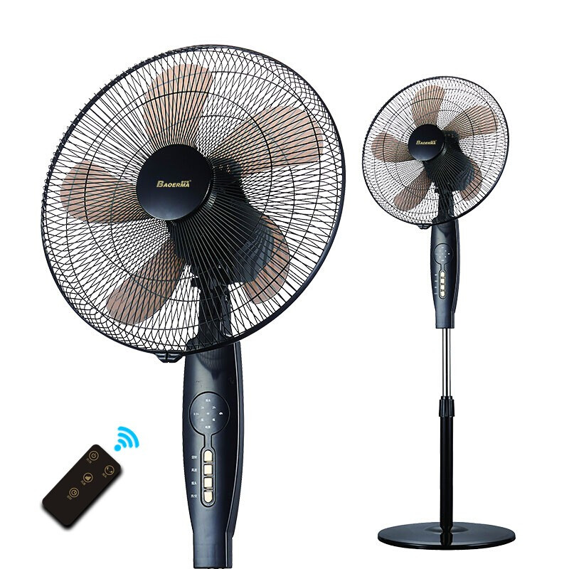 电风扇落地扇家用立式机械遥控落地电风扇节能摇头电扇