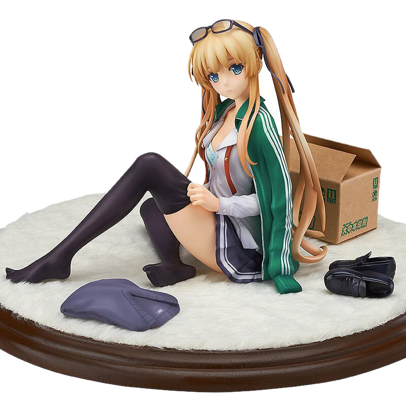 校服英梨梨手办路人女主的养成方法动漫模型二次元坐姿美少女摆件
