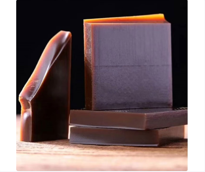 勤济堂阿胶 阿胶块 山东阿胶片 驴胶阿胶块1盒240克（8块）